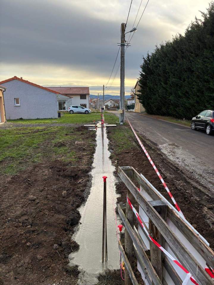 Création d'évacuation d'eau Issoire